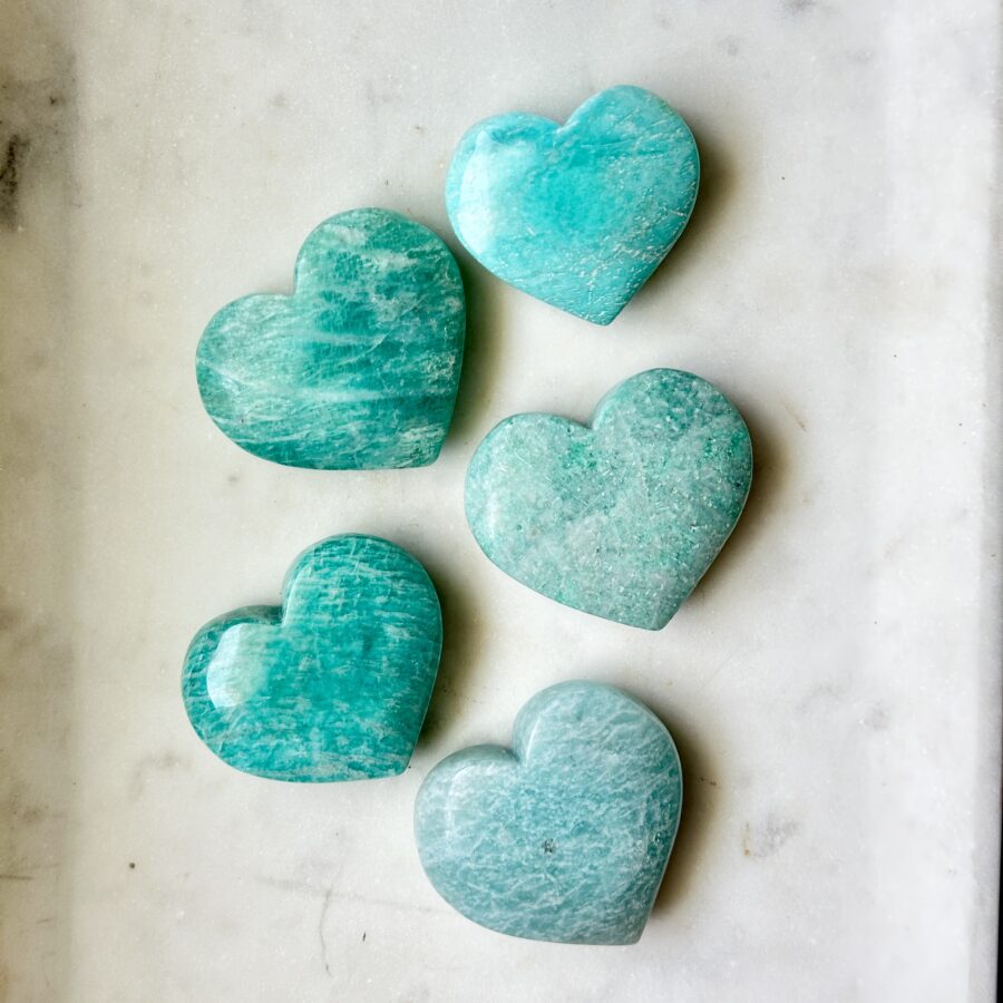 Amazonite Heart