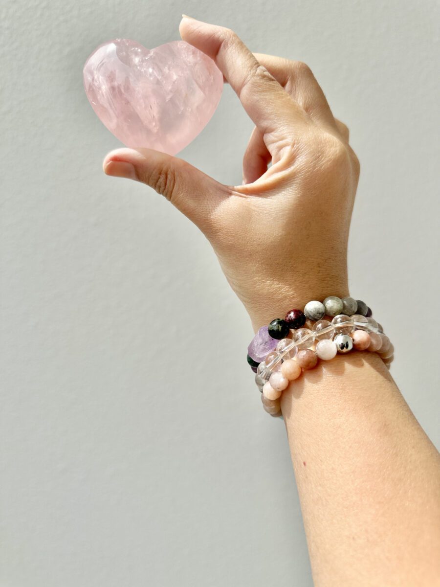 Rose Quartz Heart - Image 2