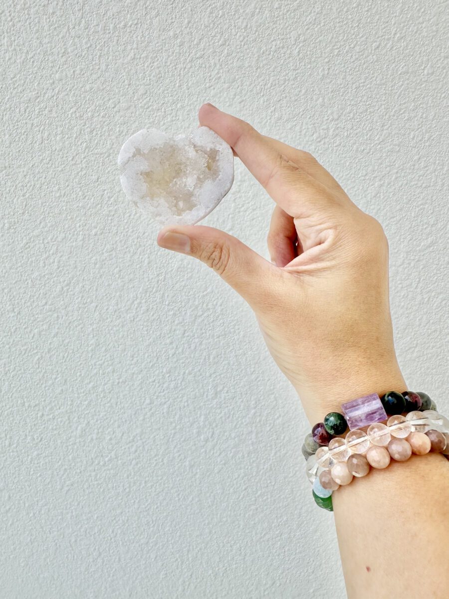 Clear Quartz Heart - Image 2
