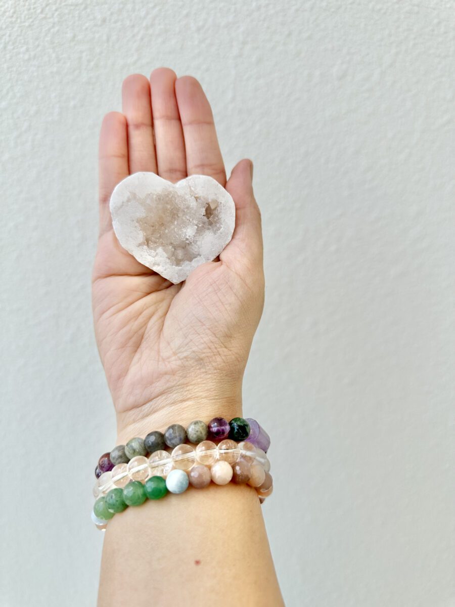 Clear Quartz Heart - Image 3